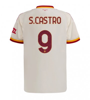 AS Roma Santiago Castro #9 Replika Bortatröja 2026-27 Kortärmad